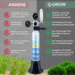 CO2 Anlage Aquarium Komplettset Ultra Black