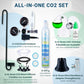 CO2 Anlage Aquarium Komplettset Ultra Black