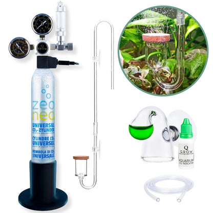 CO2 Anlage Aquarium Komplettset Plus Transparent