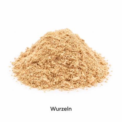 Hellbeiges Q-Grow Verbindungspulver Hardscape aus Holzspänen für die Variante Wurzeln